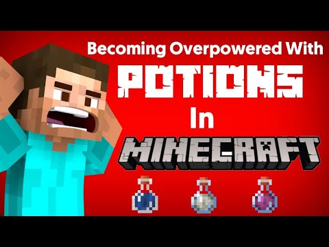 Becoming Overpowered With Potions In Minecraft #4 | Making Potions To Defeat Ender Dragon