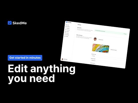 1.5 How to edit everything later