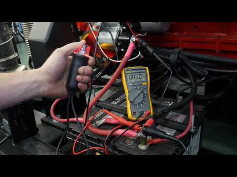 Performing a Voltage Drop Test on Starter Cables on a  Diesel Engine