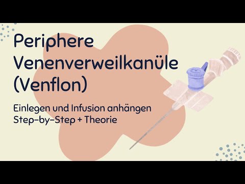 Venenverweilkanüle (Venflon) legen | Wissen und Anleitung für Pflegeberufe | Pflege Tutorial