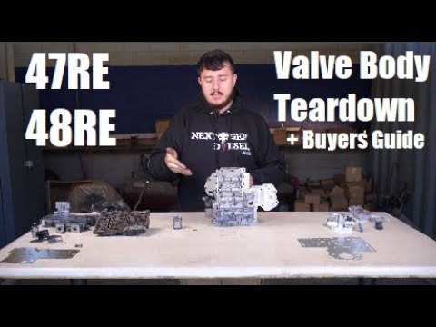 [5.9L Cummins] Next Gen Drivetrain 47RE & 48RE Valve Body Teardown + Buyers Guide!