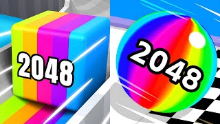 Jelly Run 2048 & Ball Run 2048 - Merge Number Double Cubes & Balls Gameplay