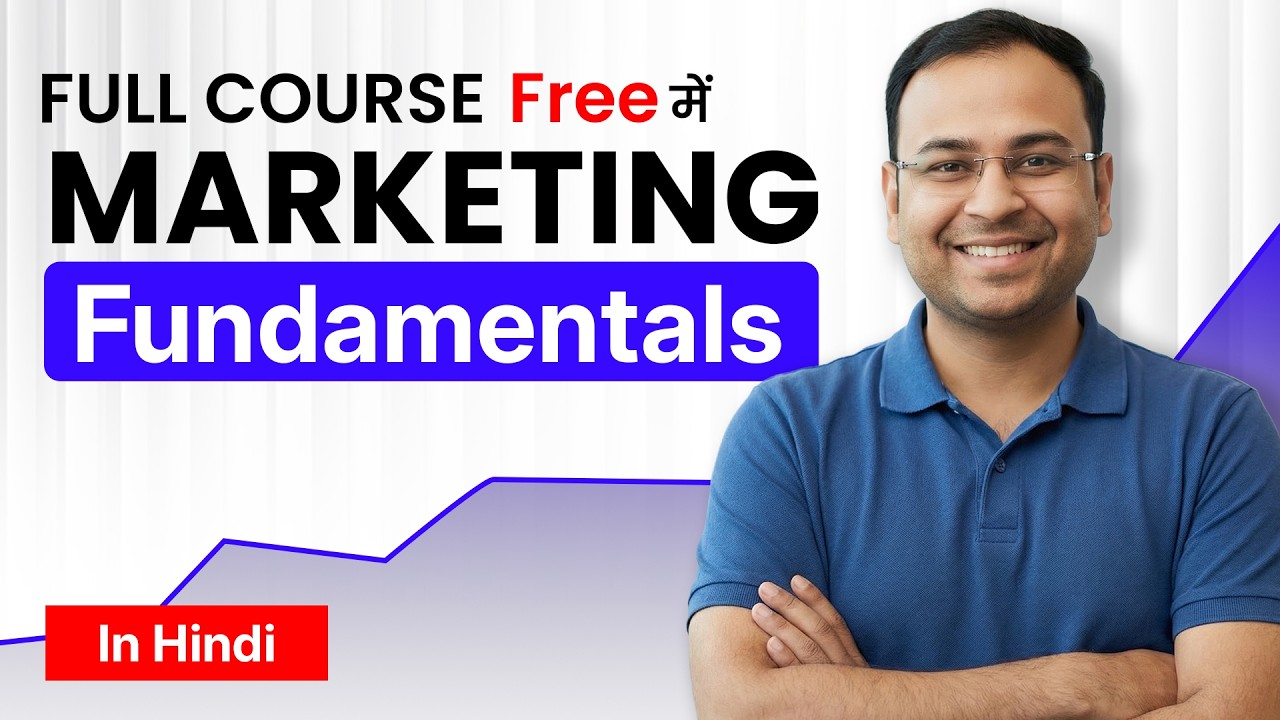 Fundamentals of Marketing Full Course | Marketing Basics for Beginners | Umar Tazkeer