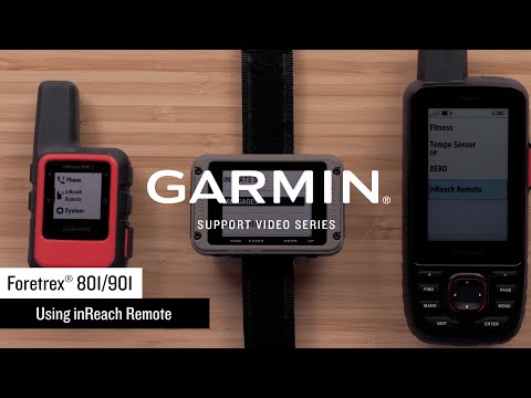 Garmin Support | Foretrex® 801/901 | Setting Up and Using inReach Remote