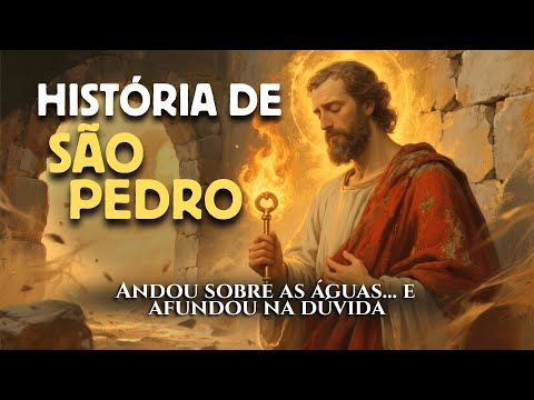 QUEM FOI SÃO PEDRO? Andou Sobre as Águas... E Afundou na Dúvida | História de Vida dos Santos