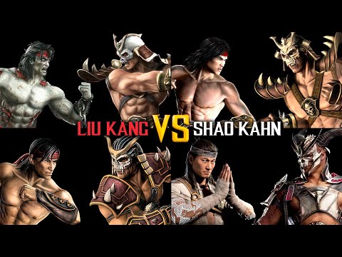 Evolution of Liu Kang VS Shao Kahn Fight MK2-MK1 | 4K 60FPS