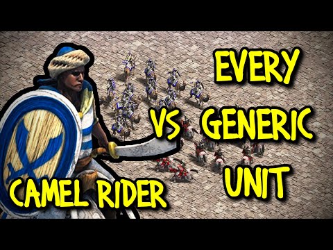 HEAVY CAMEL RIDER vs EVERY GENERIC UNIT | AoE II: Definitive Edition