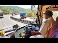 VOLVO BUS B9R I SHIFT CABIN RIDE ON MUMBAI PUNE EXPRESSWAY
