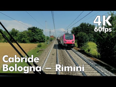CAB RIDE from Bologna to Rimini - 4K 60fps