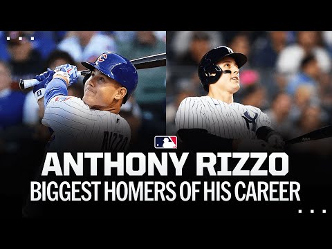 300 homers for Anthony Rizzo! Relive the biggest home runs of his awesome Yankees and Cubs career!