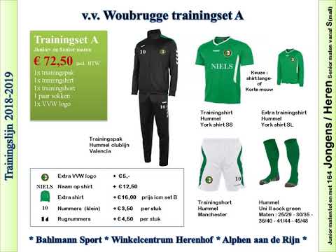 vv Woubrugge   trainingslijn 2018 2019