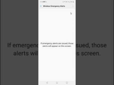 LG Stylo 6 Amber Alert - Emergency Alerts / How to turn off