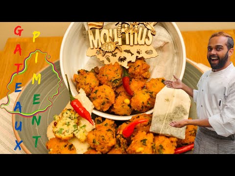 GATEAUX PIMENT/GATO PIMA| Favorite Street Food from Mauritius| Perfect Vegan Snack| Fried Chili Cake