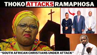 Download lagu Thoko Xaluva Angry Reaction to 'Christians Meeting President Ramaphosa'|Pastor Mukhuba| Persecution mp3