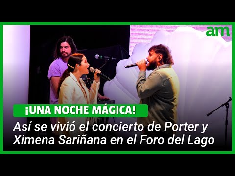 Porter y Ximena Sariñana sorprendieron a León,Guanajuato