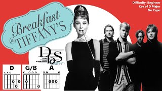 How to Play "BREAKFAST AT TIFFANY'S" by Deep Blue Something (No Capo) | Beginner Guitar Play-Along