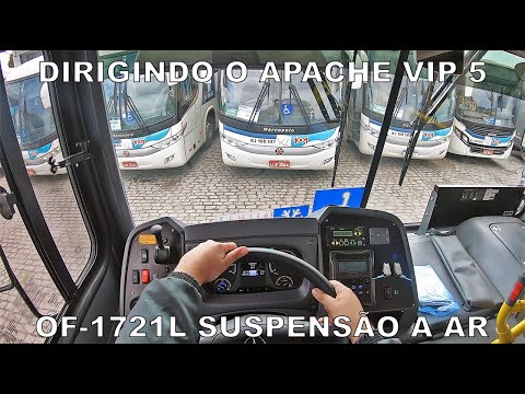DIRIGINDO O CAIO APACHE VIP 5 - OF-1721L AUTO VIAÇÃO 1001