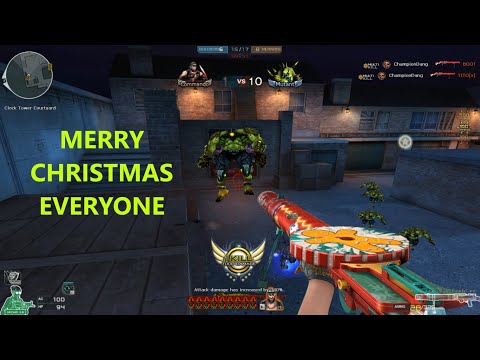 Crossfire West( Đột Kích Bắc Mỹ )2.0: Lewis Gun-CandyCane Multikills (Merry Christmas)-Champion Dang