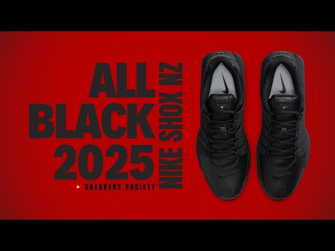 ALL BLACK 2025 Nike Shox NZ | DETAILED LOOK + PRICE