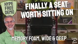 Finally a Rollator Seat You Can Actually Sit On - Homland Review