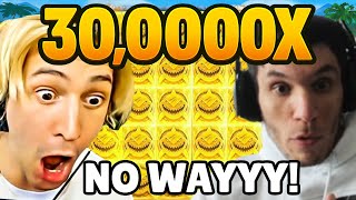 BIGGEST STREAMER SLOT WINS OF THE DAY! #20 | Trainwreckstv, LosPollosTV, xQc & JuicySlots!