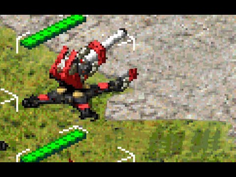 When Flak Cannon can attack on the ground！ -Red Alert2