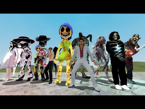 ALL Slender Fortress  VS Cartoon Cat In Garry's Mod!