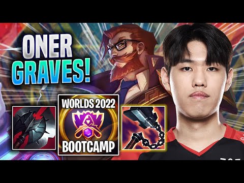 ONER IS A BEAST WITH GRAVES! - T1 Oner Plays Graves JUNGLE vs Xin Zhao! | Bootcamp 2022