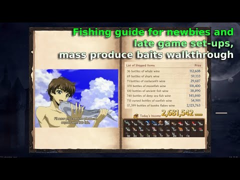 Fishing, Baits for early game and late game - Elin