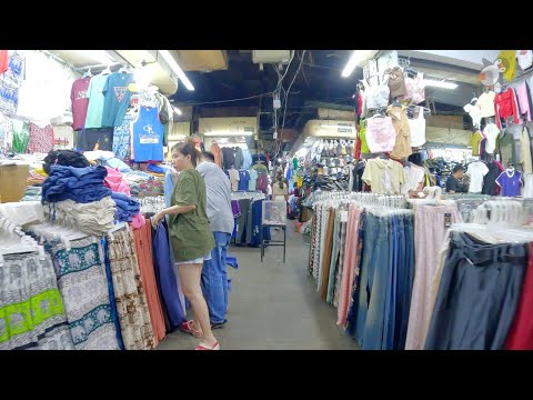 PHNOM PENH Russian Market CAMBODIA Walking Tour