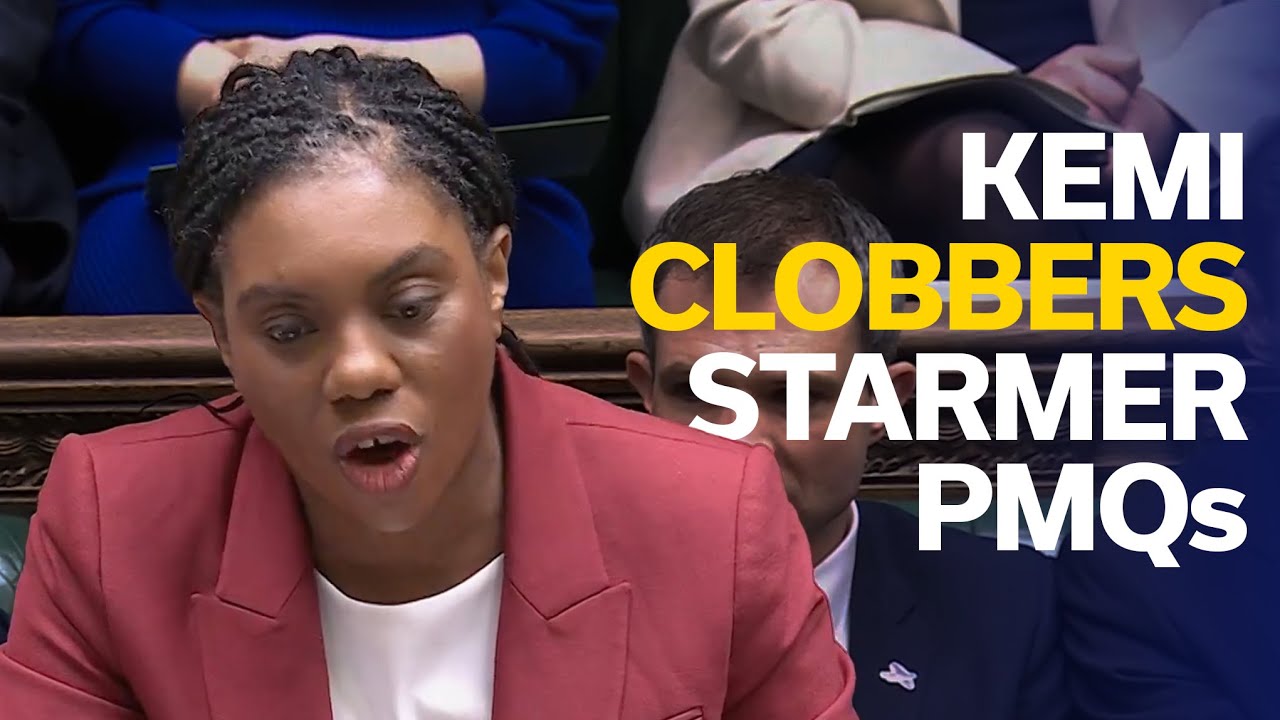 Kemi Badenoch SHREDS Keir Starmer | PMQs