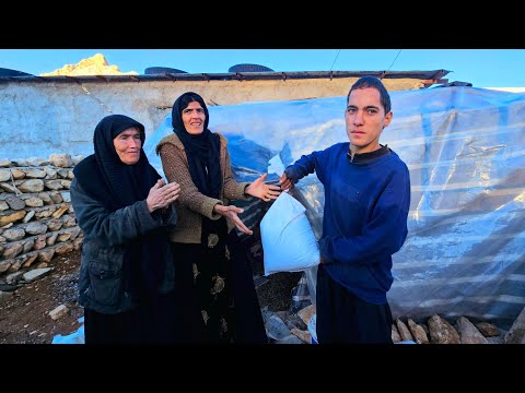 Mehdi's help to Turan and Mrs. Maryam 