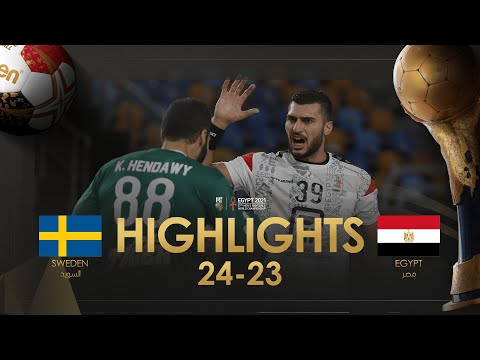 Highlights: Sweden vs Egypt | Group Stage | 27th IHF Men's Handball World Championship | Egypt2021