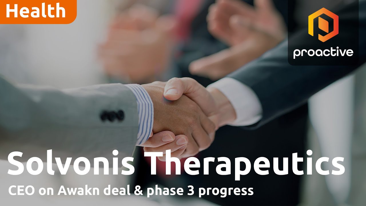 Solvonis Therapeutics CEO on 'transformative' Awakn acquisition and Phase 3 progress