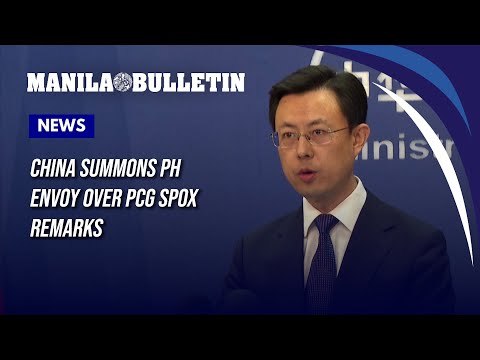 China summons PH envoy over PCG spox remarks