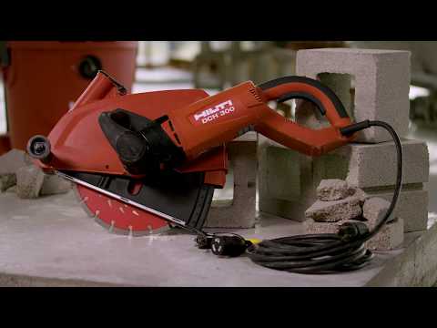 INTRODUCING the Hilti DCH 300-X wet/dry electric cutter