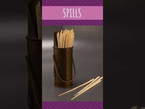 Spills: How to Light Candles 1800s Style
