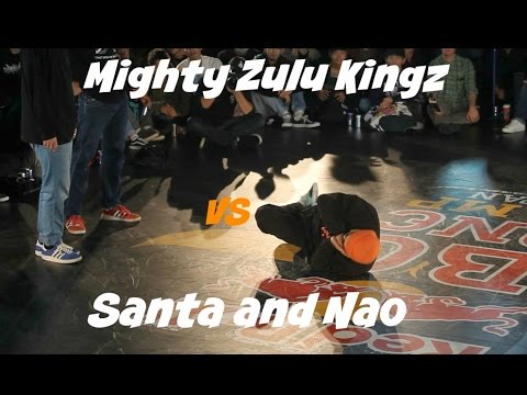 Mighty Zulu Kingz (Bboy Babylon and Greenteck) vs Nao and Santa. Red Bull BC One Camp Deadly Duo