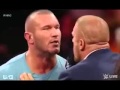 Randy Orton RKOs To Seth Rollins Wwe Raw 10 27 14 Turning To Triple H