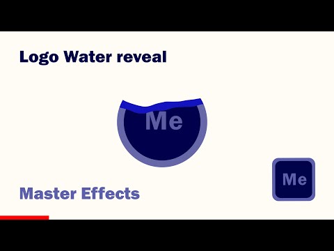 LOGO water REVEAL Tutorial 2D/3D |** After Effects 2021