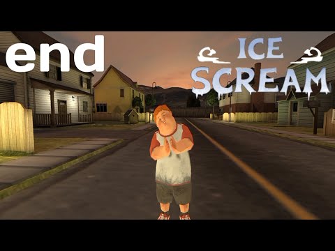Ice Scream 1 - akhirnya berhasil menyelamatkan teman (End)