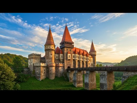🕰️ The Dark Truth Behind Romania’s 🏰 Fairytale – Corvin Castle 🌙