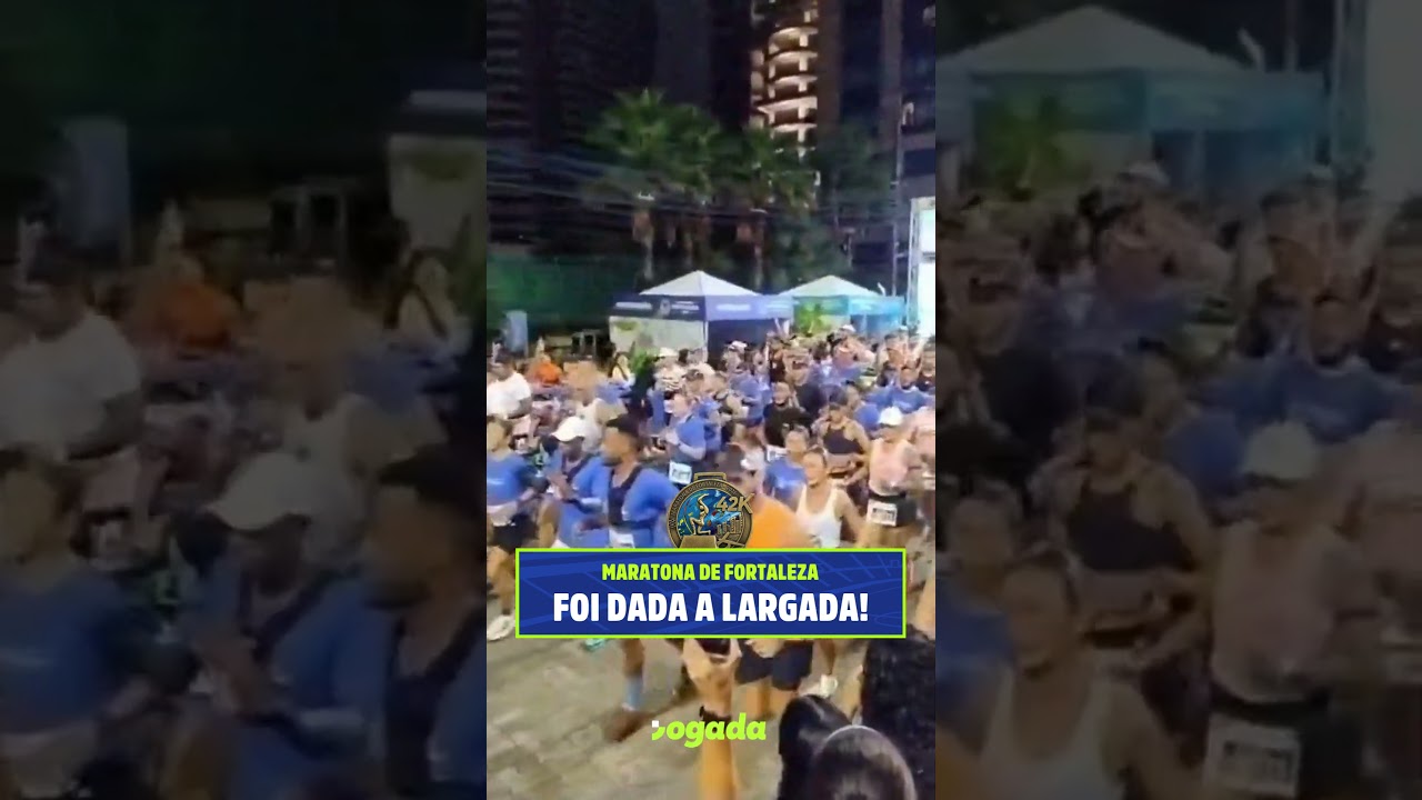 Imagem da notícia Maratona de Fortaleza tem a largada da prova de 42 km, com 3 mil corredores na disputa