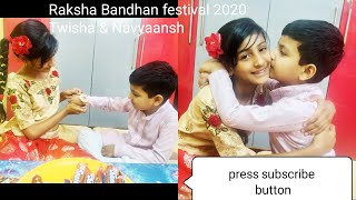 Celebrate Raksha - Bandhan festival 2020 with home made Rakhi ll Twisha & Navyaansh