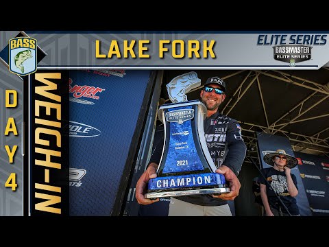 2021 Bassmaster Elite at Lake Fork, TX - Day 4 Weigh-In