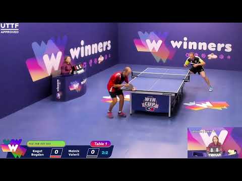 WINners CUP table 1 10.09 Kogut Bogdan - Melnik Valerii 20:00