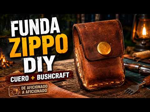 SDS | DIY | Funda de cuero para Zippo | Bushcraft de aficionado a aficionado