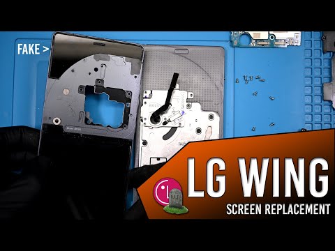 LG Wing Teardown and Main Screen Replacement | First time, let's wing it!