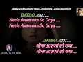 Neela Aasman So Gaya Female Karaoke With Scrolling Lyrics Eng. & हिंदी