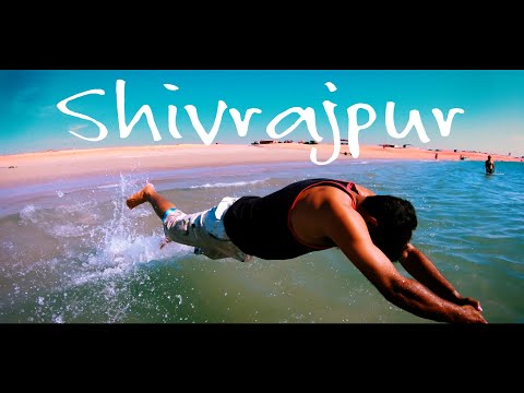 SHIVRAJPUR BEACH || India's no.1 (13 KMs from Dwarka) Cinematic B-roll #BlueFlagBeach